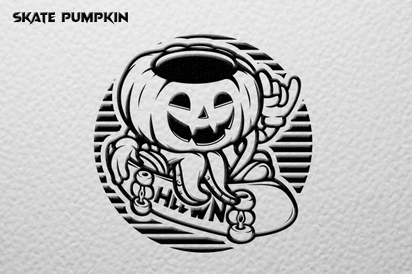Download Pumpkin Skate Vector Graphic - Skate Collection