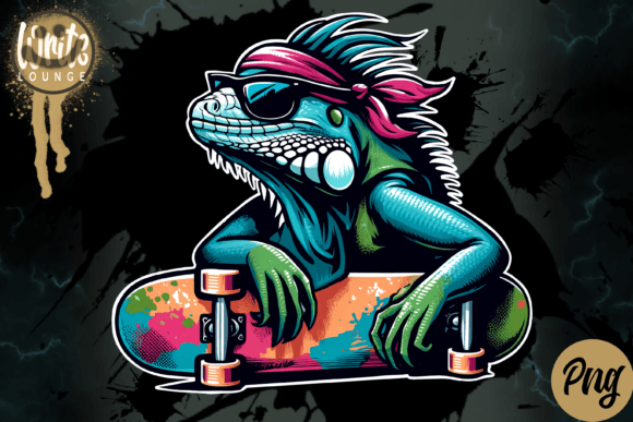 Download Iguana Skateboard Skater - Skate Collection