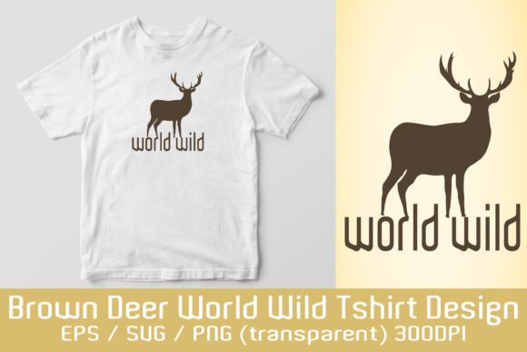 Download Deer Graphic Sublimation T Shirt Design - Design Collection