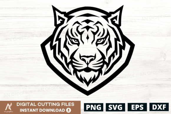 Download Tiger Logo SVG - Design No 8 - Design Collection