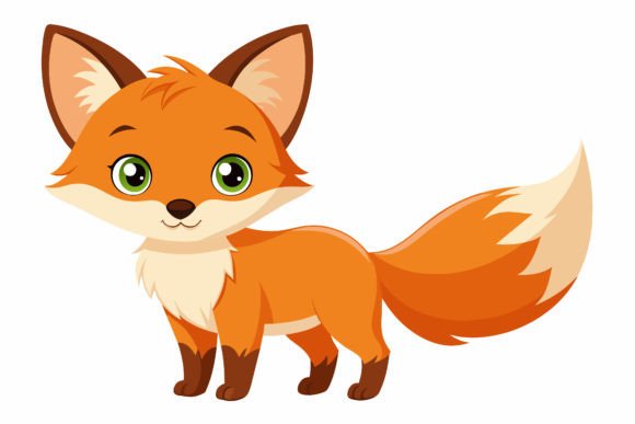 Download Baby Fox Vector Illustration Design - Design Collection