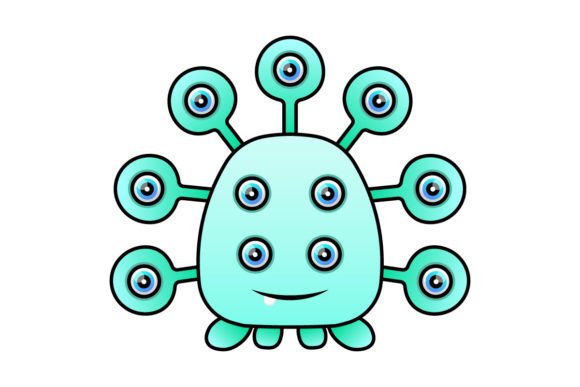 Download Cute Illustration Design Alien Vector - Design Collection
