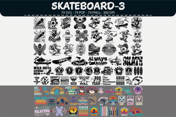Download Skateboard Vector Clipart – 79 Designs - Skate Collection