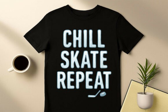 Download Chill Skate Repeat Hockey PNG - Skate Collection