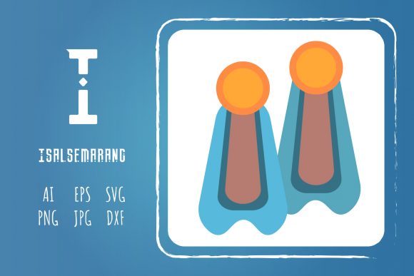 Download Travel Icon Swimming Shoes Vector Design - Design Collection