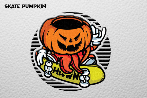 Download Pumpkin Skate Vector Graphic - Skate Collection