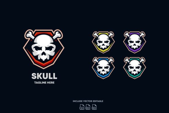 Download Skull E-Sport Logo Design - Design Collection
