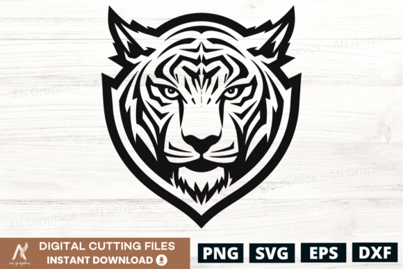 Download Tiger Logo SVG - Design No 9 - Design Collection