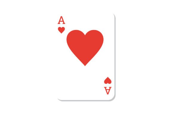 Download Ace of Hearts Playing Card Flat Design M - Design Collection