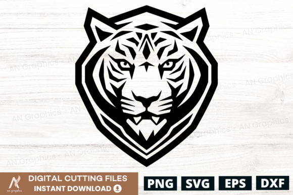 Download Tiger Logo SVG - Design No 5 - Design Collection