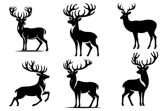 Download Deer Vector Illustrations Design - Design Collection