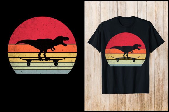 Download Skate Board with T-Rax T-Shirt Design - Skate Collection