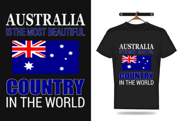 Download Country T-Shirt Design for Australia - Design Collection