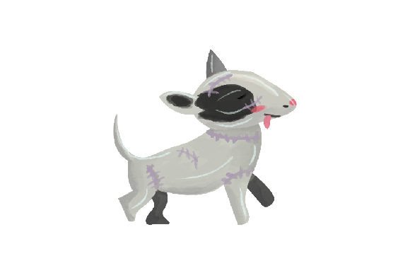 Download Frankenstein English Bull Terrier - Watercolor - Premium Resources