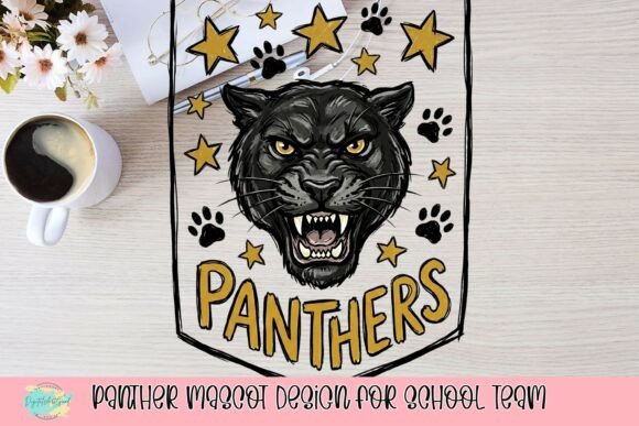 Download Panther Mascot Design for School Team - Design Collection