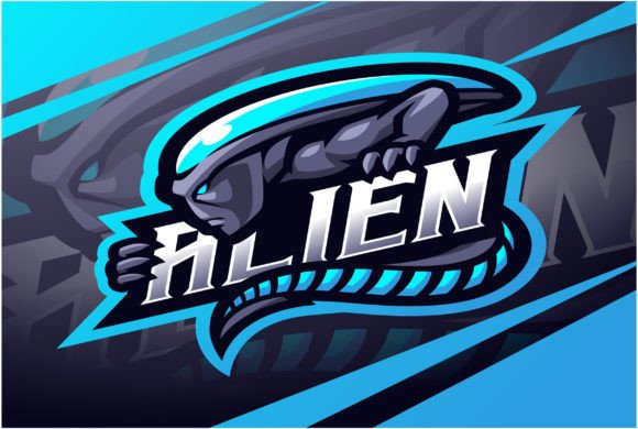 Download Alien Esport Mascot Logo Design - Design Collection