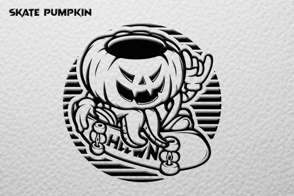 Download Pumpkin Skate Vector Graphic - Skate Collection