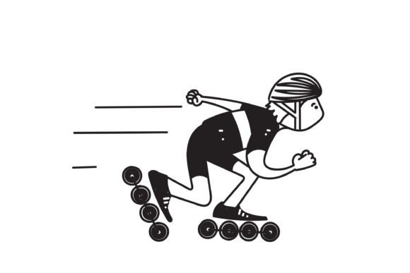 Download Doodle Speed Inline Skate - Skate Collection