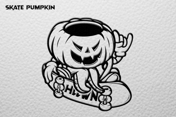Download Pumpkin Skate Vector Graphic - Skate Collection