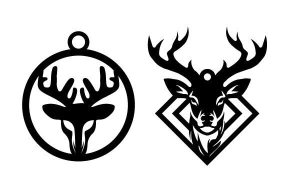 Download Deer Locket SVG Design - Design Collection