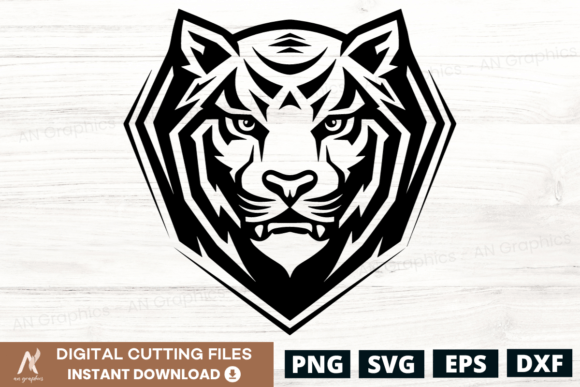Download Tiger Logo SVG - Design No 1 - Design Collection