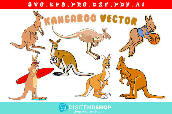 Download Kangaroo Vector Art Design - Design Collection