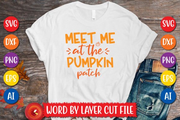 Download Meet Me at the Pumpkin Patch SVG Design - Design Collection