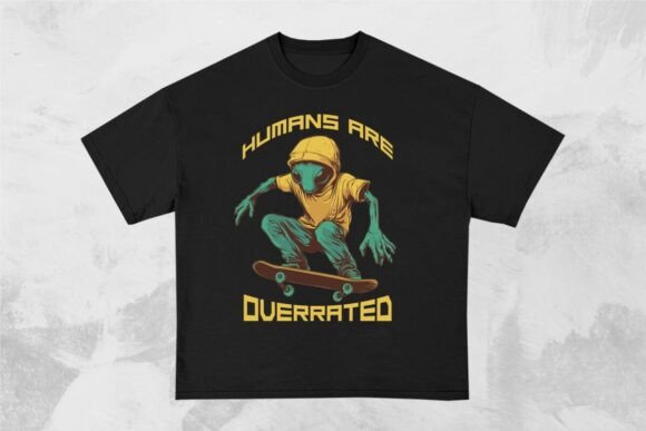 Download Humans Are Overrated Funny Alien Design - Design Collection