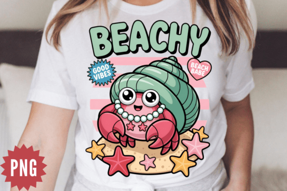 Download Cute Beachy Hermit Crab PNG Design - Design Collection