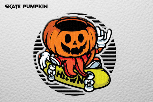 Download Pumpkin Skate Vector Graphic - Skate Collection