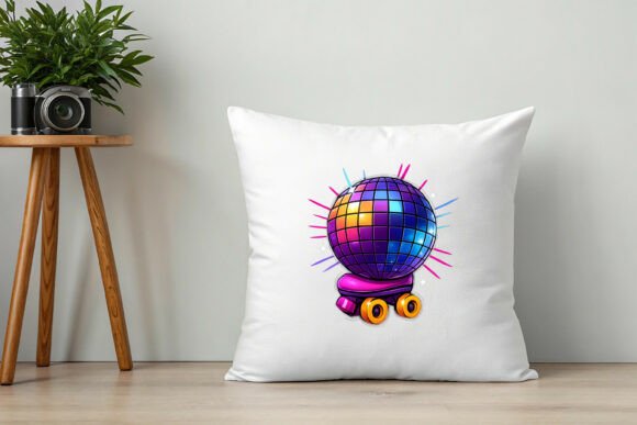 Download Colorful Disco Ball Roller Skate - Skate Collection