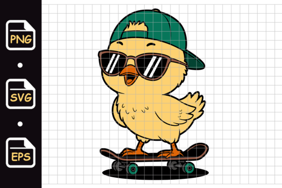 Download Cool Chick on Skateboard Illustration - Skate Collection