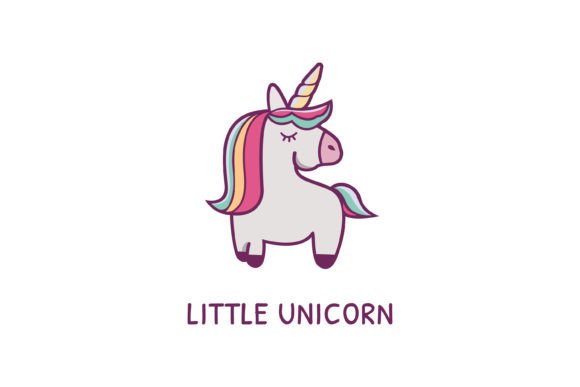 Download Little Unicorn Vector Design - Design Collection