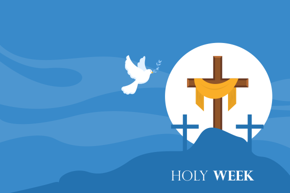 Download Flat Design Holy Week Concept Logo - Design Collection