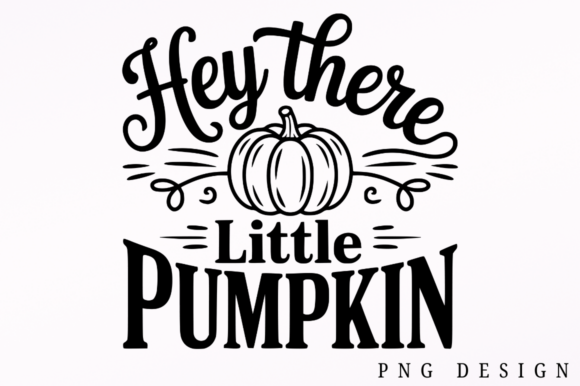 Download Hey There Little Pumpkin SVG Design - Design Collection