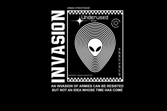 Download Alien Invansion Tshirt Design - Design Collection