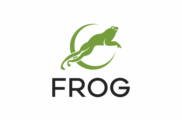 Download Jumping Frog Vector Logo Design - Design Collection