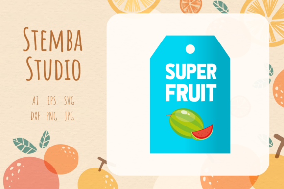 Download Fruit Tag Watermelon Vector Design Art - Design Collection