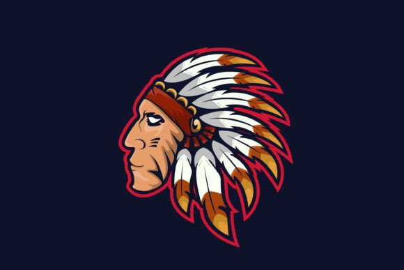 Download Apache Mascot E Sport Logo Design - Design Collection
