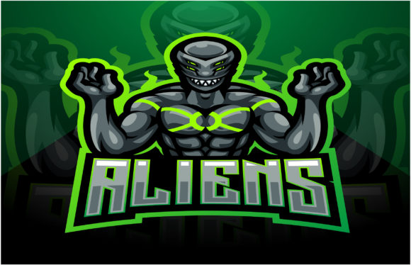 Download Alien Esport Mascot Logo Design - Design Collection