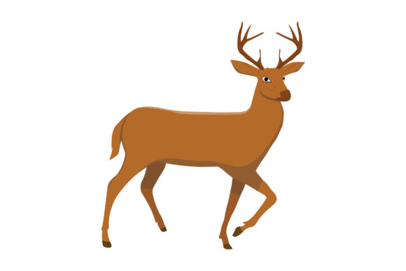 Download Deer Vector Design Fill - Design Collection