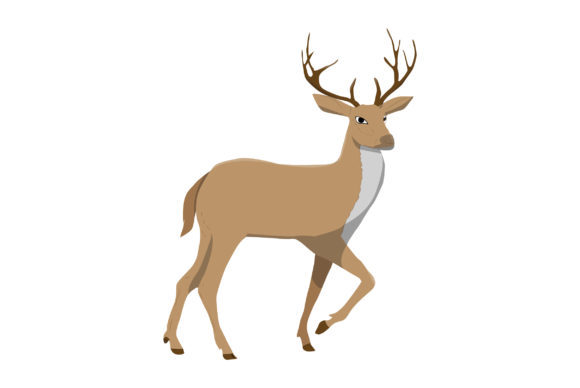 Download Deer Vector Design Fill - Design Collection